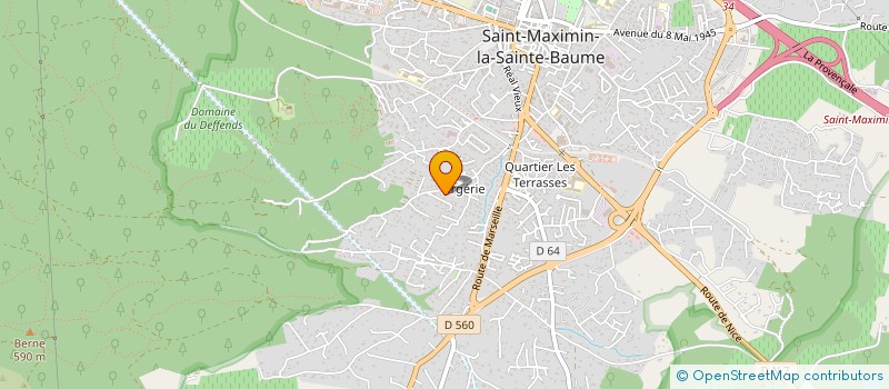 localisation de l'entreprise MONSIEUR GERARD KIRSCH à SAINT-MAXIMIN-LA-SAINTE-BAUME
