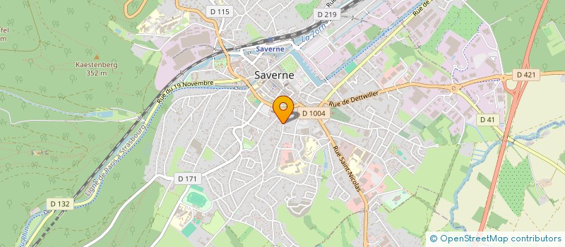 localisation de l'entreprise MONSIEUR GERARD KLEIN  SAVERNE