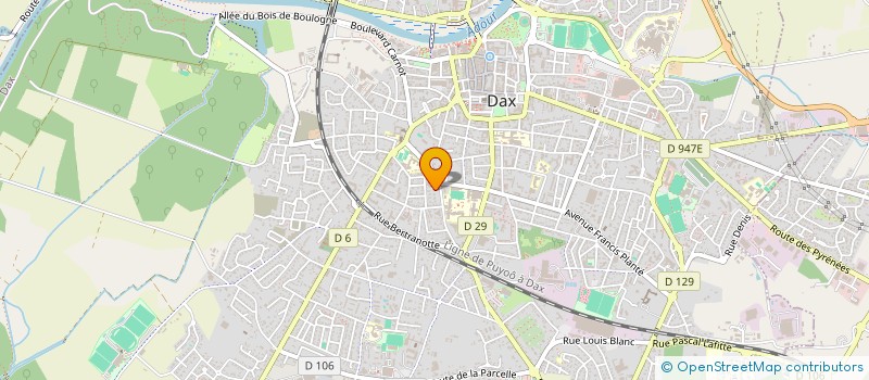 localisation de l'entreprise MONSIEUR GERARD KOLANDJIAN à DAX