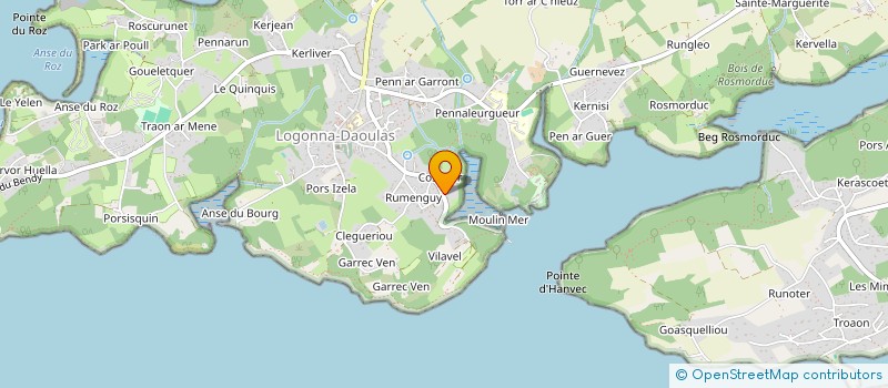 localisation de l'entreprise MONSIEUR GERARD KOSTRZEWA  LOGONNA-DAOULAS