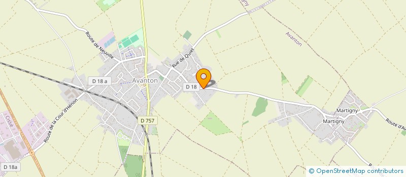 localisation de l'entreprise MONSIEUR GERARD KOUBTEIN  AVANTON