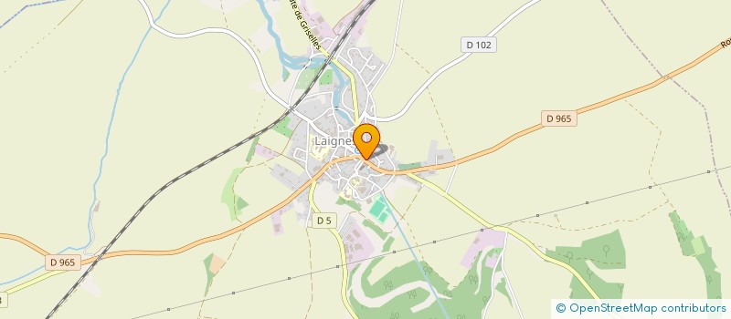 localisation de l'entreprise MONSIEUR GERARD KREMER  LAIGNES