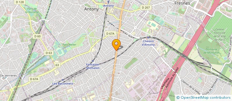 localisation de l'entreprise MONSIEUR GERARD KUROPATWA à ANTONY