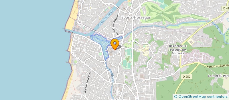 localisation de l'entreprise MONSIEUR GERARD LABARRERE  CAPBRETON