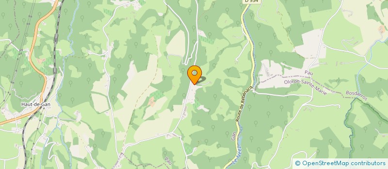 localisation de l'entreprise MONSIEUR GERARD LABASTARDE  GAN