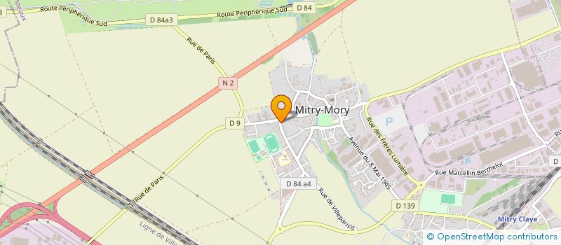 localisation de l'entreprise MONSIEUR GERARD LABRUYERE à MITRY-MORY