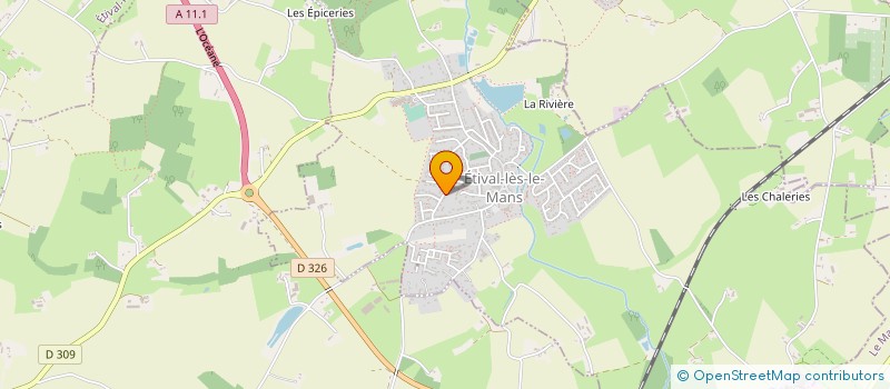 localisation de l'entreprise MONSIEUR GERARD LACHAMBRE à ETIVAL-LES-LE-MANS