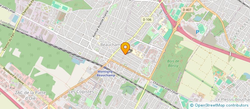 localisation de l'entreprise MONSIEUR GERARD LACHAUX à TAVERNY