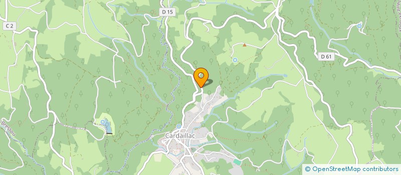 localisation de l'entreprise MONSIEUR GERARD LACOSTE  LISSAC-ET-MOURET