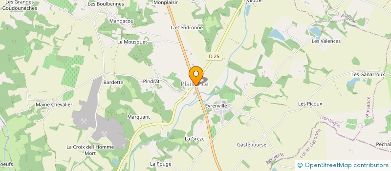 localisation de l'entreprise MONSIEUR GERARD LAFFONT à PLAISANCE
