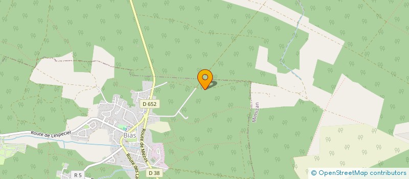 localisation de l'entreprise MONSIEUR GERARD LAFITTE  BIAS