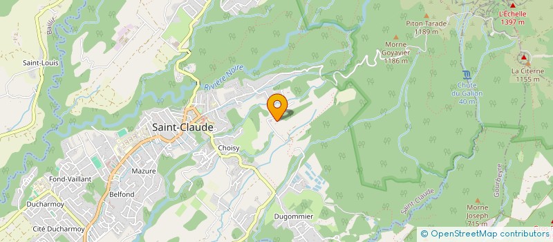 localisation de l'entreprise MONSIEUR GERARD LAFLEUR à SAINT-CLAUDE