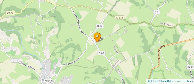 localisation de l'entreprise MONSIEUR GERARD LAFON  MAYRINHAC-LENTOUR