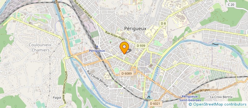 localisation de l'entreprise MONSIEUR GERARD LAGARDE à PERIGUEUX