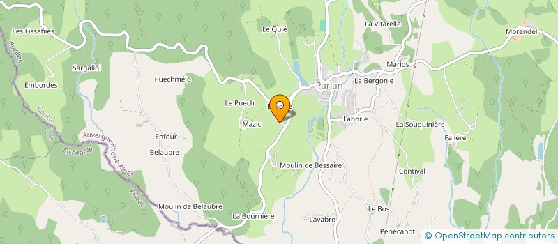 localisation de l'entreprise MONSIEUR GERARD LAGARRIGUE à PARLAN