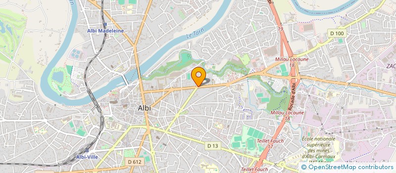 localisation de l'entreprise MONSIEUR GERARD LAINE à ALBI