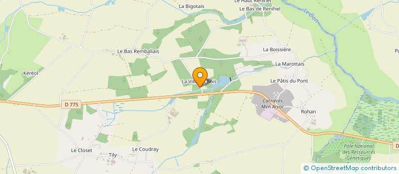localisation de l'entreprise MONSIEUR GERARD LALLEMAND  AVESSAC