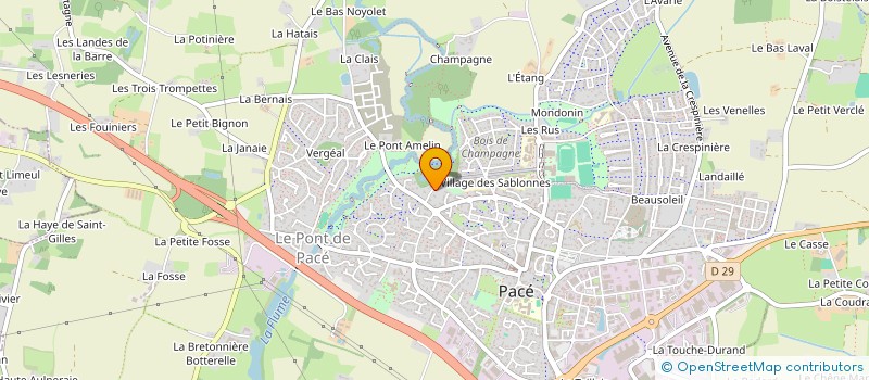 localisation de l'entreprise MONSIEUR GERARD LAMANDAIS à PACE