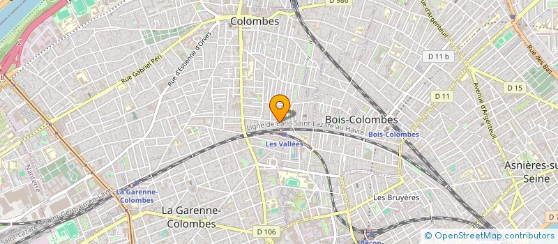 localisation de l'entreprise MONSIEUR GERARD LAMBERT à COLOMBES
