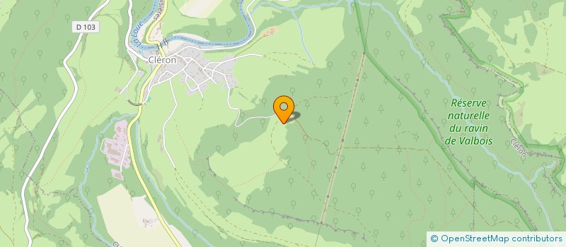 localisation de l'entreprise MONSIEUR GERARD LAMY  CLERON