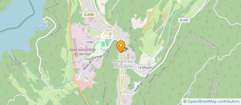 localisation de l'entreprise MONSIEUR GERARD LANCON  MOIRANS-EN-MONTAGNE