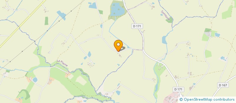 localisation de l'entreprise MONSIEUR GERARD LANDREAU  YZERNAY