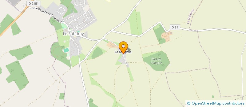 localisation de l'entreprise MONSIEUR GERARD LANDRY  LE SUBDRAY