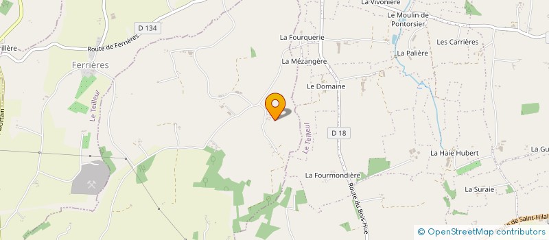 localisation de l'entreprise MONSIEUR GERARD LANGLOIS  BUAIS-LES-MONTS