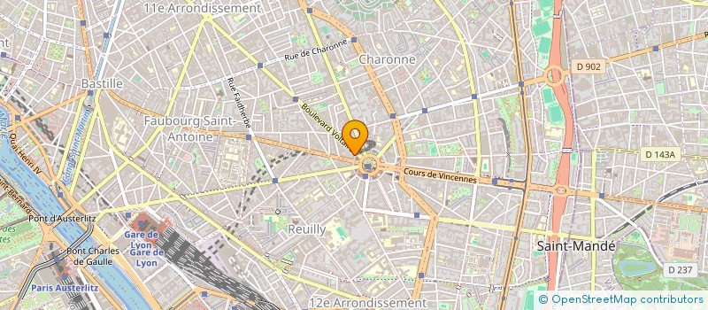 localisation de l'entreprise MONSIEUR GERARD LANGMAN  PARIS