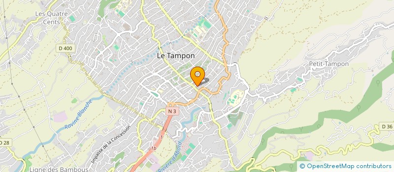 localisation de l'entreprise MONSIEUR GERARD LAO- YIP- SEIN  LE TAMPON