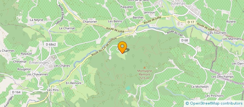 localisation de l'entreprise MONSIEUR GERARD LAPLACE  CHENAS