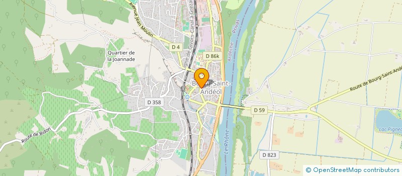 localisation de l'entreprise MONSIEUR GERARD LARCHER à BOURG-SAINT-ANDEOL