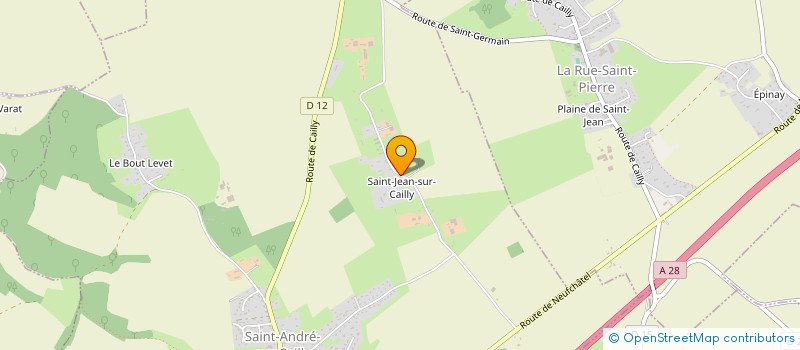 localisation de l'entreprise MONSIEUR GERARD LARCHEVEQUE  SAINT-ANDRE-SUR-CAILLY