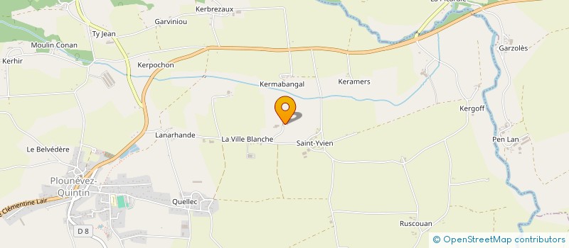 localisation de l'entreprise MONSIEUR GERARD LARGILLIERE à KERGRIST-MOELOU