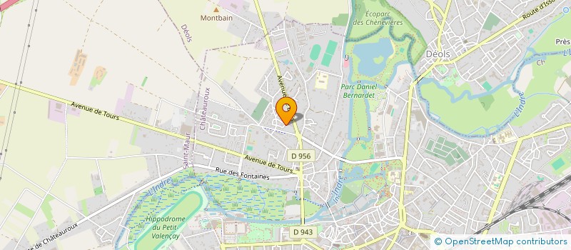localisation de l'entreprise MONSIEUR GERARD LARPIN à CHATEAUROUX