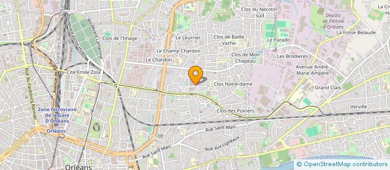 localisation de l'entreprise MONSIEUR GERARD LARVERGEON à ORLEANS