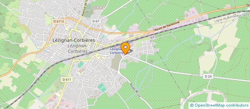 localisation de l'entreprise MONSIEUR GERARD LATORRE  LEZIGNAN-CORBIERES