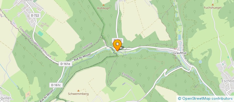 localisation de l'entreprise MONSIEUR GERARD LAUER  ESCHWILLER