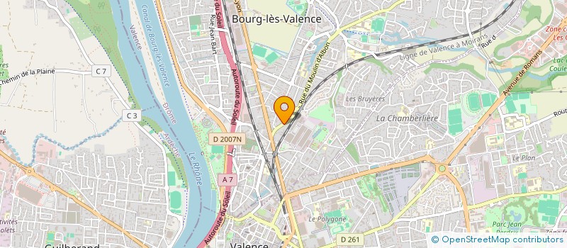 localisation de l'entreprise MONSIEUR GERARD LAUMONT  BOURG-LES-VALENCE