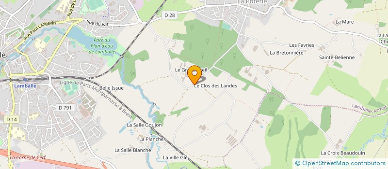 localisation de l'entreprise MONSIEUR GERARD LAUNAY  HENANSAL