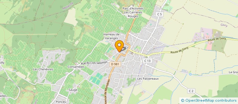 localisation de l'entreprise MONSIEUR GERARD LAURENT à GIVRY