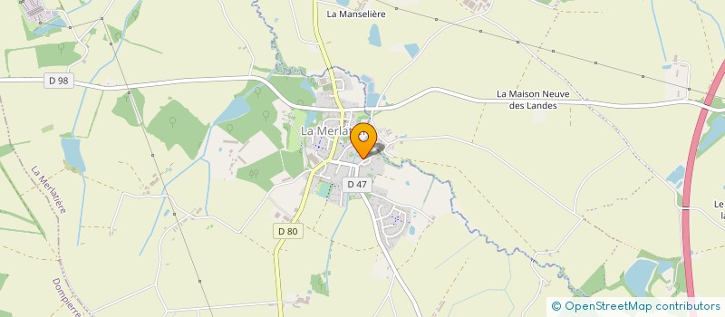 localisation de l'entreprise MONSIEUR GERARD LAURENT à LA MERLATIERE