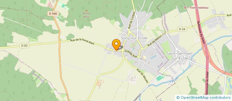 localisation de l'entreprise MONSIEUR GERARD LAUTRELLE  SOISY-SUR-ECOLE