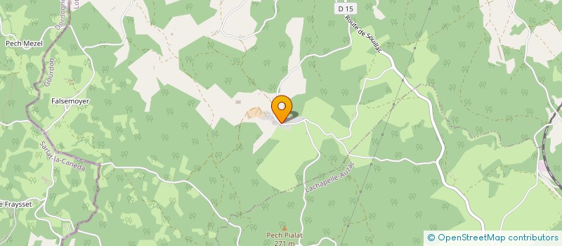 localisation de l'entreprise MONSIEUR GERARD LAVAL  GIGNAC