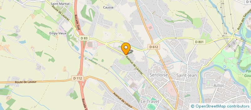 localisation de l'entreprise MONSIEUR GERARD LAVEZE  CASTRES