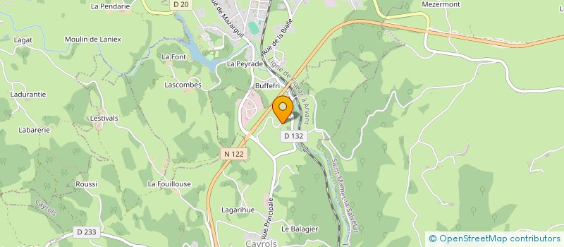 localisation de l'entreprise MONSIEUR GERARD LAVIALLE à CAYROLS