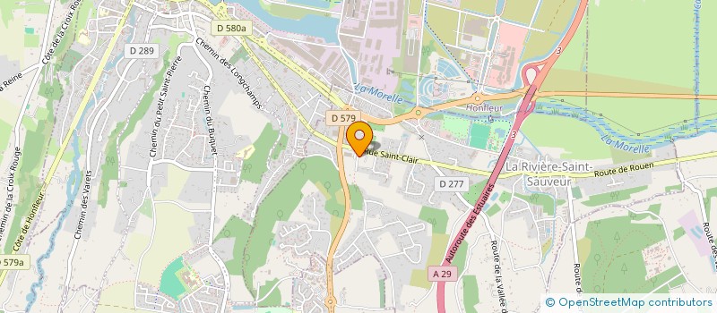 localisation de l'entreprise MONSIEUR GERARD LAVIGNE  LA RIVIERE-SAINT-SAUVEUR