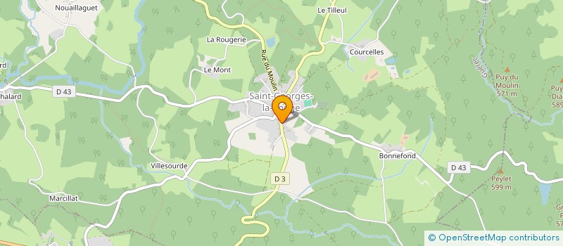 localisation de l'entreprise MONSIEUR GERARD LE BRIS à SAINT-GEORGES-LA-POUGE