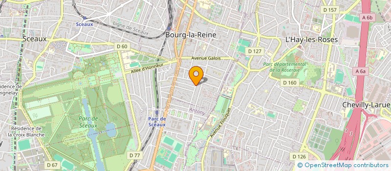 localisation de l'entreprise MONSIEUR GERARD LE COQ à BOURG-LA-REINE