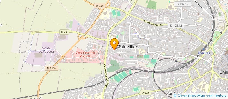 localisation de l'entreprise MONSIEUR GERARD LE FLOHIC à MAINVILLIERS